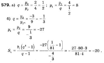 Алгебра 9 класс (12-річна програма) Мальований Ю.I., Литвиненко Г.М., Возняк Г.М. Задание 579