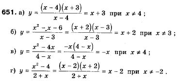 Алгебра 9 класс (12-річна програма) Мальований Ю.I., Литвиненко Г.М., Возняк Г.М. Задание 651