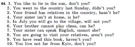 Английский язык 9 класс (для русских школ) В.М. Плахотник и др. Задание 64