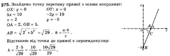 Геометрія 9 клас (12-річна програма) Мерзляк А.Г., Полонський В.Б., Якір М.С. Задание 375