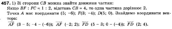 Геометрія 9 клас (12-річна програма) Мерзляк А.Г., Полонський В.Б., Якір М.С. Задание 457