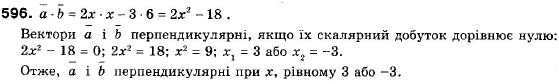 Геометрія 9 клас (12-річна програма) Мерзляк А.Г., Полонський В.Б., Якір М.С. Задание 596
