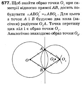 Геометрія 9 клас (12-річна програма) Мерзляк А.Г., Полонський В.Б., Якір М.С. Задание 677