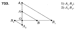 Геометрія 9 клас (12-річна програма) Мерзляк А.Г., Полонський В.Б., Якір М.С. Задание 733