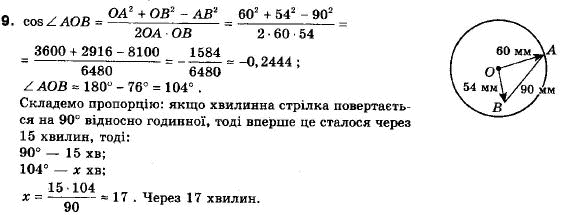 Геометрія 9 клас (12-річна програма) Апостолова Г.В. Задание 9