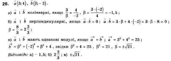 Геометрія 9 клас (12-річна програма) Апостолова Г.В. Задание 26