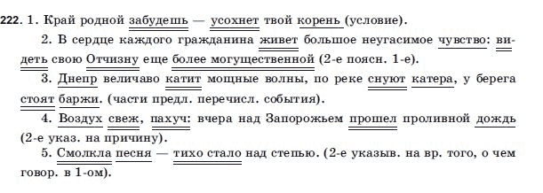 Русский язык 9 класс Голобородько Г.П. Задание 222