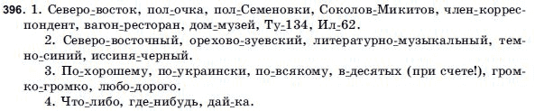 Русский язык 9 класс Голобородько Г.П. Задание 396