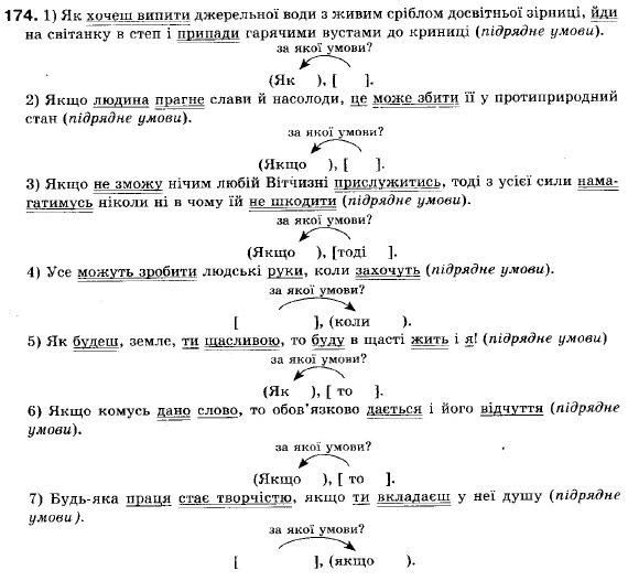 Українська мова 9 клас (12-річна програма) В.В. Заболотний, О.В. Заболотний Задание 174
