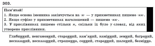 Українська мова 9 клас О. Біляєв Задание 303