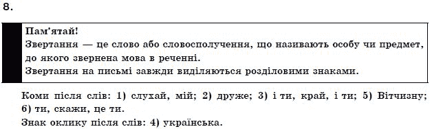 Українська мова 9 клас О. Біляєв Задание 8