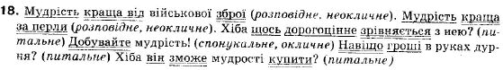 Українська мова 9 клас (12-річна програма) О. П. Глазова, Ю. Б. Кузнецов Задание 18