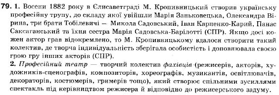 Українська мова 9 клас (12-річна програма) С. Я. Єрмоленко, В.Т. Сичова Задание 79