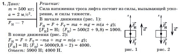 Физика 9 класс (для русских школ) Коршак Е.В., Ляшенко А.И. и др. Задание 1