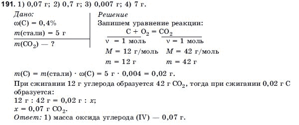 Химия 9 класс (для русских школ) Н.П. Буринская Задание 191