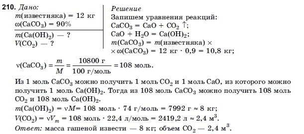 Химия 9 класс (для русских школ) Н.П. Буринская Задание 210