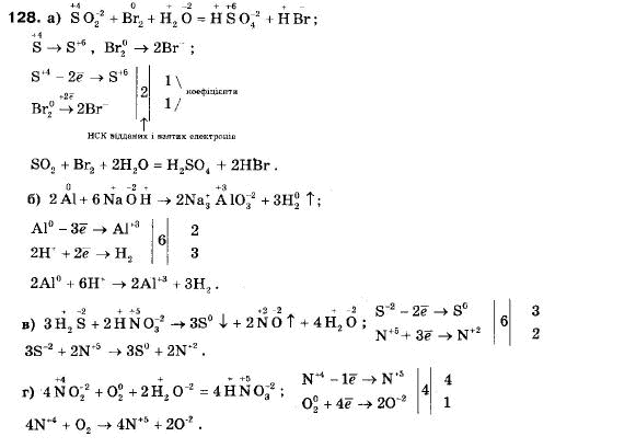 Хімія 9 клас П.П. Попель, Л.С. Крикля Задание 128