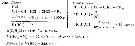 Хімія 9 клас П.П. Попель, Л.С. Крикля Задание 202