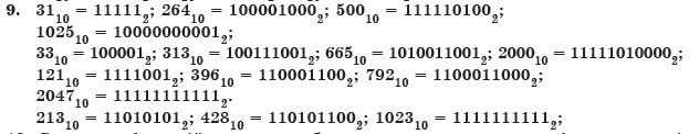 ГДЗ Iнформатика, 10 клас I.Т. Зарецька та iн Задание 9