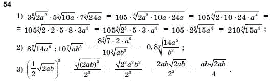 Алгебра і початки аналізу 10 клас Шкіль М.І., Слєпкань З.І., Дубинчук О.С. Задание 54