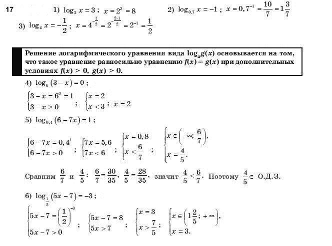 Алгебра і початки аналізу 10 клас Шкіль М.І., Слєпкань З.І., Дубинчук О.С. Задание 17