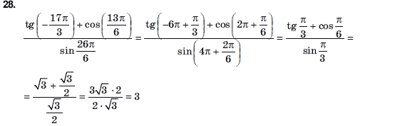 Алгебра і початки аналізу 10 клас Шкіль М.І., Слєпкань З.І., Дубинчук О.С. Задание 28