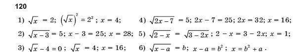 Алгебра і початки аналізу 10 клас Шкіль М.І., Слєпкань З.І., Дубинчук О.С. Задание 120