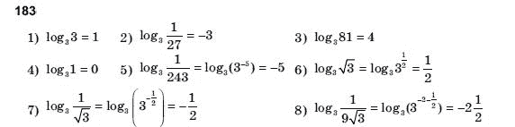 Алгебра і початки аналізу 10 клас Шкіль М.І., Слєпкань З.І., Дубинчук О.С. Задание 183