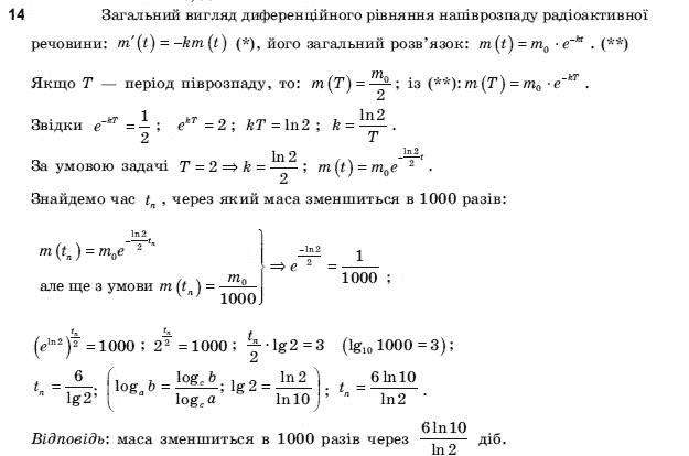 Алгебра і початки аналізу 11 клас Шкіль М.І., Слєпкань З.І., Дубинчук О.С. Задание 14