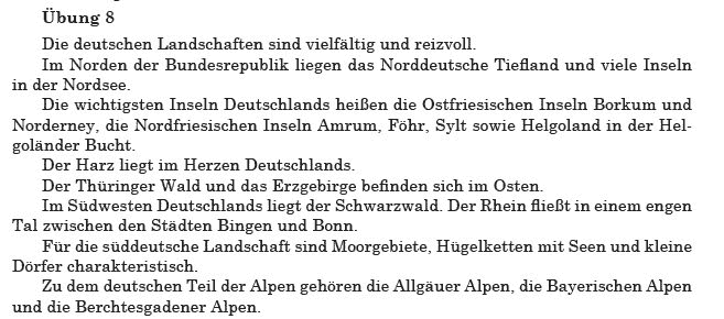 Нiмецька мова 10 клас Н.П. Басай Задание 8