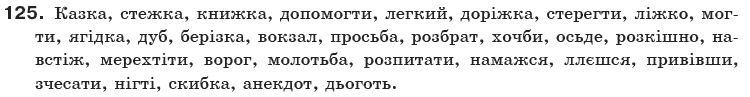 Українська мова 10 клас О.Б. Олiйник Задание 125