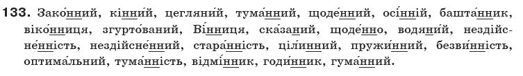 Українська мова 10 клас О.Б. Олiйник Задание 133