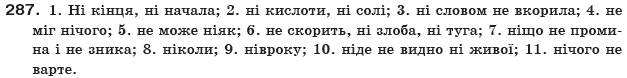 Українська мова 10 клас О.Б. Олiйник Задание 287