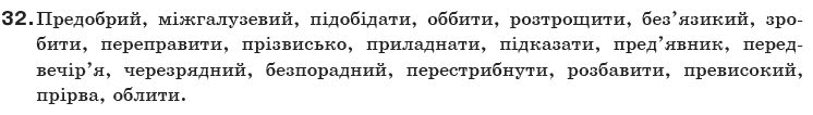 Українська мова 10 клас О.Б. Олiйник Задание 32