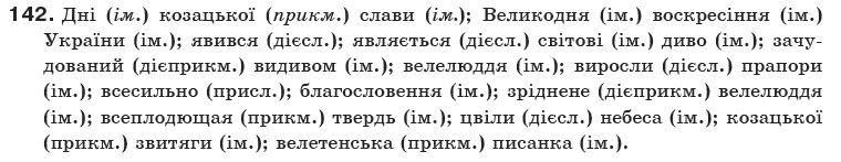 Українська мова 10 клас О.М. Біляєв та iн Задание 142