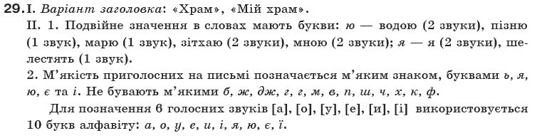 Українська мова 10 клас О.М. Біляєв та iн Задание 29