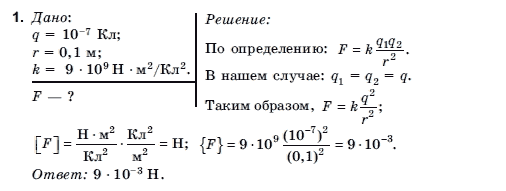 Физика 10 класс (для русских школ) Коршак Е.В., Ляшенко О.И., Савченко В.Ф. Задание 1