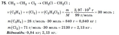 Хiмiя 10 клас А.В. Домбровський, М.I. Лукашова, С.М. Лукашов Задание 75