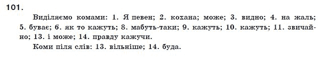 Українська мова 11 клас О.Б. Олiйник Задание 101