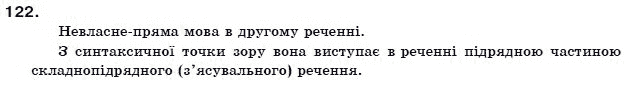Українська мова 11 клас О.Б. Олiйник Задание 122
