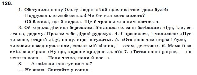 Українська мова 11 клас О.Б. Олiйник Задание 128
