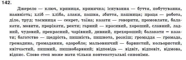 Українська мова 11 клас О.Б. Олiйник Задание 142