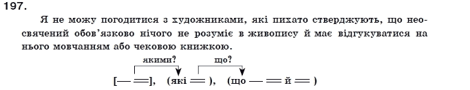 Українська мова 11 клас О.Б. Олiйник Задание 197