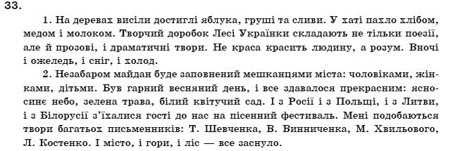 Українська мова 11 клас О.Б. Олiйник Задание 33