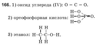 ГДЗ Химия, 11 класс (для русских школ) Н. Буринская Задание 166