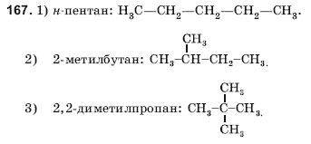 ГДЗ Химия, 11 класс (для русских школ) Н. Буринская Задание 167