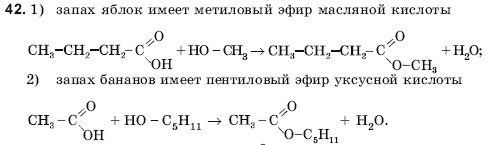 ГДЗ Химия, 11 класс (для русских школ) Н. Буринская Задание 42