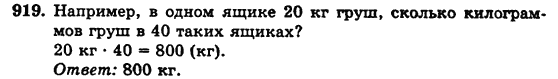 Математика 5 класс (для русских школ) Бевз Г.П., Бевз В.Г. Задание 919