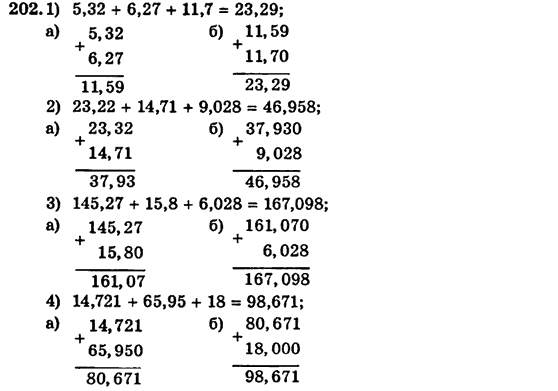 Математика 5 клас. Сборник задач и заданий для тематического оценивания (для русских школ) Мерзляк А.Г., Полонский В.Б., Рабинович Е.М., Якир М.С. Вариант 202
