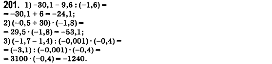 Математика 6 класс. Сборник задач и заданий для тематического оценивания (для русских школ) Мерзляк А.Г., Полонский В.Б., Рабинович Е.М., Якир М.С. Вариант 201